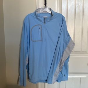 Mens XXL Peter Millar half zip pullover